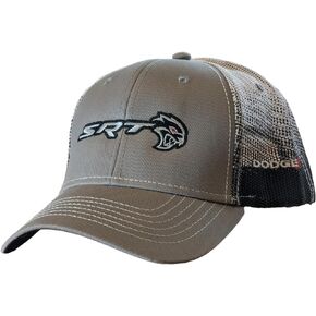 Dodge SRT Hellcat Redeye Gravel Snapback Trucker Hat - Black/Grey/White