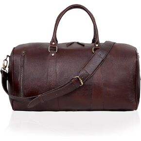 Leather Duffel Bag Weekend Bag Gym Large Travel Bag for men women - Christmas Gift