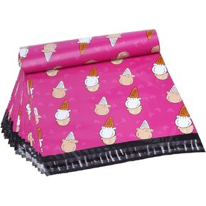 Poly Mailers 10x13 Inch Mailing Envelopes Shipping Package Plastic Bags for Small Business 80 Pcs Ice Cream