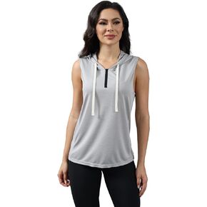 Women's Activewear Tank Tops Workout Sleeveless Hooded Tanks Camis Quickly Dry Gym Running Yoga Active Shirts Tees