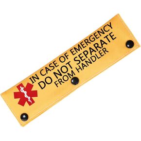 in Case of Emergency Dog Leash Wrap Working Dog Medical Leash Sleeve Service Dog Leash Wrap (in CASE of Emergency Sleeve)