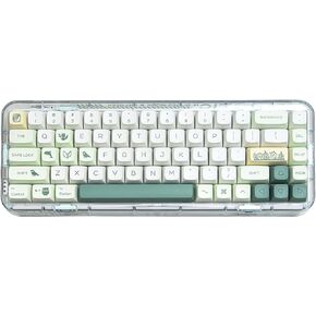 Soymilk Keycaps Cherry Profile Keycaps Custom Keycaps for Mechanical Keyboard,136 Keys Set PBT Keycaps Dye Sublimation Keycaps (Soymilk)