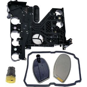 Set of 4 Transmission Conductor Plate with Plug Adaptor Filter Gasket for Mercedes-Benz 722.6 Transsmission