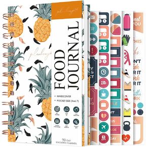 PLANBERRY Food Journal Premium – Nutrition Planner – Diet & Calorie Tracker – Meal & Exercise Diary – Weight Loss Journal (Summer Smoothie)