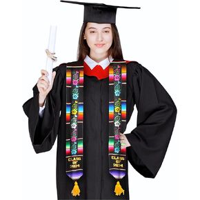 Mexican graduation sash class of 2024 | Mexican Graduation stole mexican | Virgin Mary graduation stole class of 2024
