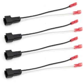 4Pcs Speaker Harness, Door Speaker Harness Adapter, Replacement for Ford Lincoln Chevy GMC Mercury Mazda Models, 72-5600