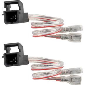 RED WOLF 1 Pair Car Door Speaker Wiring Harness Fit for 1995-2009 Chevy GMC Silverado Sierra Buick 1995-2006, Cadillac 1988-1999 Install Front Rear Door Aftermarket Audio Speaker Cable Connector