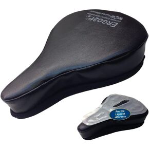 Liquicell Bicycle Seat Cover for Men & Women | Exercise Bike Seat Cushion with Water & Dust Resistant Comfortable Seat Cover Compatible with Spin Bike, Indoor & Outdoor Cycling