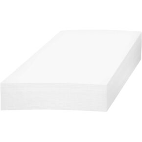 A5 Premium White Cardstock | For Copy, Printing, Writing | 5.83" x 8.27" inches (148 x 210 mm - Half of A4) | Full ream of 100 Sheets | 80lb