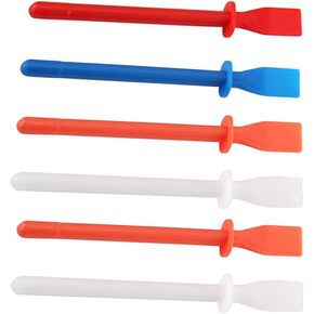Healifty Tools Repair Kit Silicone Glue Brush 6pcs Glue Smear Sticks Applicator Kit Glue Spreader Handmade Scraping Spreaders Sewing Accessories Flex Flex Silicone Spatula Silicone Spatula