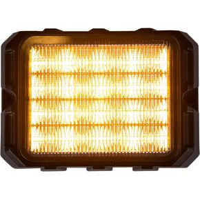 منتجات المشترين 8890202 4.75 بوصة 16 مصباح LED ستروب، كهرماني/شفاف