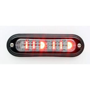 Whelen TLI2D ION T-Series Duo Linear Surface Mount Light (Red/White)