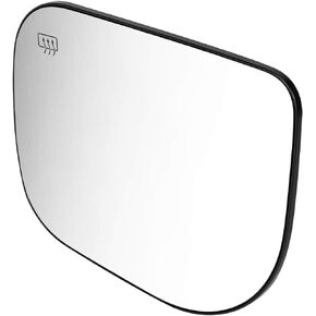DNA Motoring OEM-MG-0436 963667S60A OE Style Left Side Heated Mirror Glass Compatible with 04-10 Titan / 05-09 Armada / 04-05 QX56