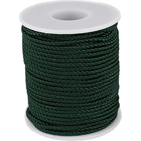 Nylon Twine String Cord Thread for Beading Bracelets Jewelry Making DIY Crafts (Army Green, 1.5mm-138feet)
