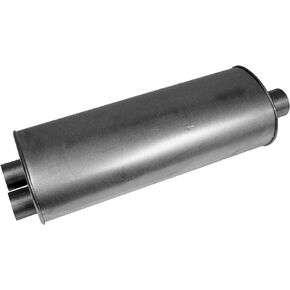 Walker Exhaust Quiet-Flow Stainless Steel 21437 Direct Fit Exhaust Muffler 2.5" Inlet (Inside) 2.75" Outlet (Inside)
