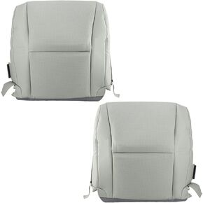AUTOKAY Seat Cover Driver & Passenger Bottom for Lexus RX350 450 2010-2015 Leather Bottom Seat Cover Gray