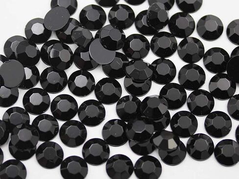 Allstarco 15mm Blue Aqua H109 Flat Back Acrylic Rhinestones Cosplay Plastic Gems Embelishments Jewelry Making Crafts Scrapbooking Costume Jewels - 50 Pieces in Saudi Arabia