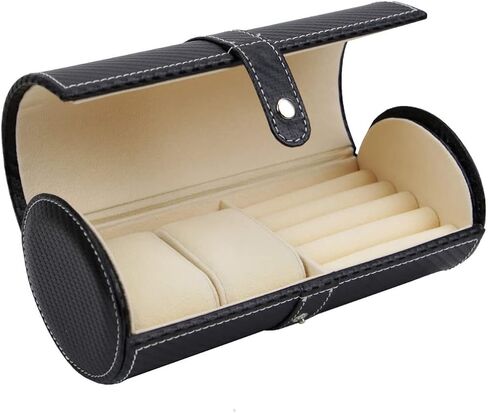 ساعة سفر بنمط كربون نوير رول وحقيبة أزرار أكمام in Kuwait