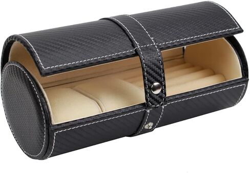 ساعة سفر بنمط كربون نوير رول وحقيبة أزرار أكمام in Kuwait