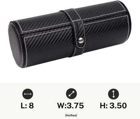 ساعة سفر بنمط كربون نوير رول وحقيبة أزرار أكمام in Kuwait