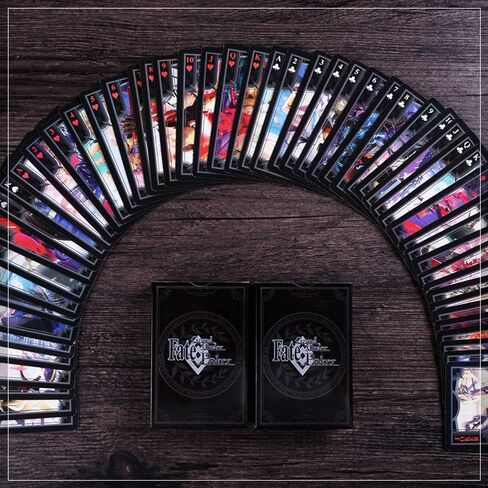 Table Gaming FGO Poker Chips Playing Game Card Anime Fate Grand Order 57X87MM Saber in Saudi Arabia