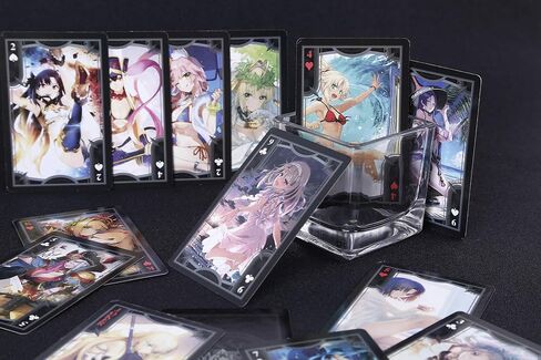 Table Gaming FGO Poker Chips Playing Game Card Anime Fate Grand Order 57X87MM Saber in Saudi Arabia