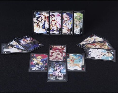 Table Gaming FGO Poker Chips Playing Game Card Anime Fate Grand Order 57X87MM Saber in Saudi Arabia