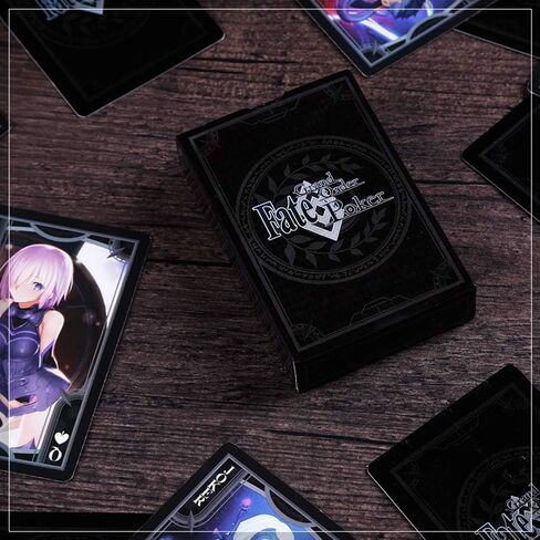 Table Gaming FGO Poker Chips Playing Game Card Anime Fate Grand Order 57X87MM Saber in Saudi Arabia