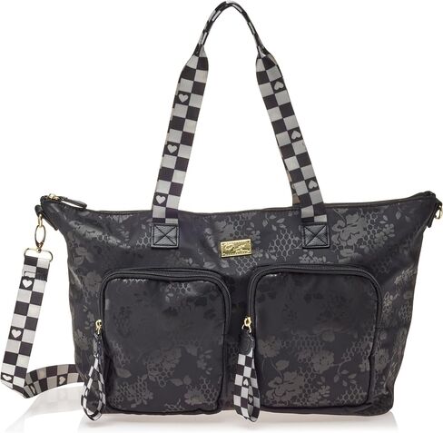 Betsey Johnson Women's Luv Betsey LBCOLBY نايلون عطلة نهاية الأسبوع مع جيوب كارجو، أسود، 38.1 سم طول × 16.75 سم عمق × 27.94 سم ارتفاع in Saudi Arabia