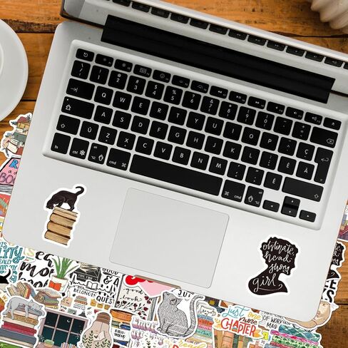 200 قطعة من ملصقات كيندل، مجموعة ملصقات لقراءة الكتب من أجل المسامير السوداء، ملصقات الكمبيوتر المحمول، ملصقات زجاجة المياه، ملصقات حافظة كيندل in Saudi Arabia