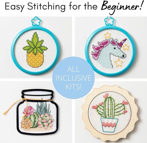 Bucilla 47914E Stamped Embroidery Kit, 6", Pocket Full of Posies in Saudi Arabia