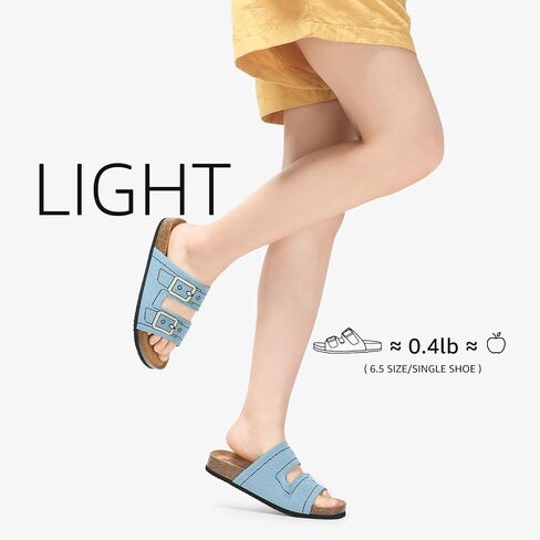 Womens Slide Sandals with Soft Knit Prints Comfort Low Arch Footbed Sandals in Saudi Arabia