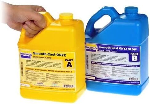 Smooth-Cast ONYX SLOW - Ultra-Black Urethane Resin - Gallon Unit in Saudi Arabia