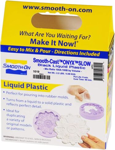 Smooth-Cast ONYX SLOW - Ultra-Black Urethane Resin - Gallon Unit in Saudi Arabia