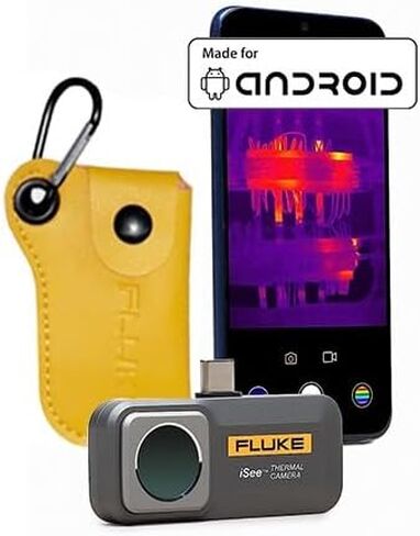 كاميرا فلوك الحرارية المحمولة لهاتف أندرويد فلوك iSee TC01A + حافظة in Kuwait