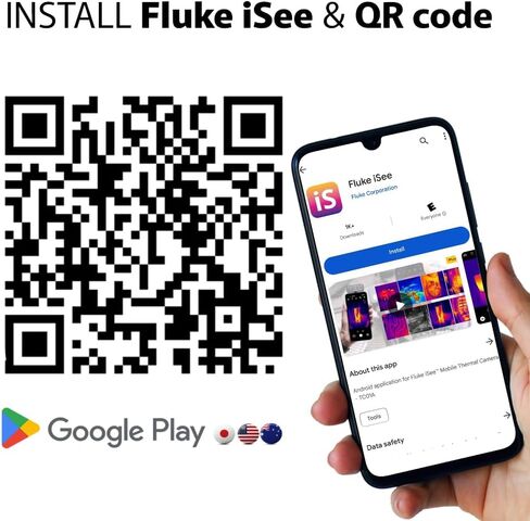 كاميرا فلوك الحرارية المحمولة لهاتف أندرويد فلوك iSee TC01A + حافظة in Kuwait