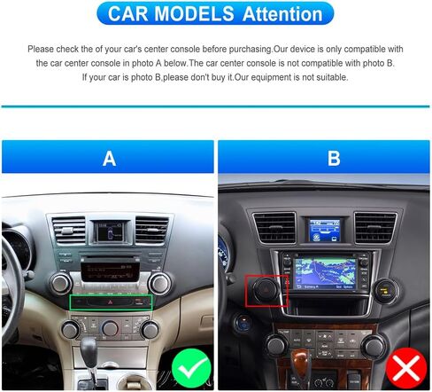 2+64GB Wireless Apple Carplay for Toyota Highlander Android Radio 2008-2013, Hikity 10.1'' Touch Screen Highlander Stereo, Android Auto, HiFi, WiFi, Bluetooth, GPS Navigation, SWC, Backup Cam, Black in Saudi Arabia
