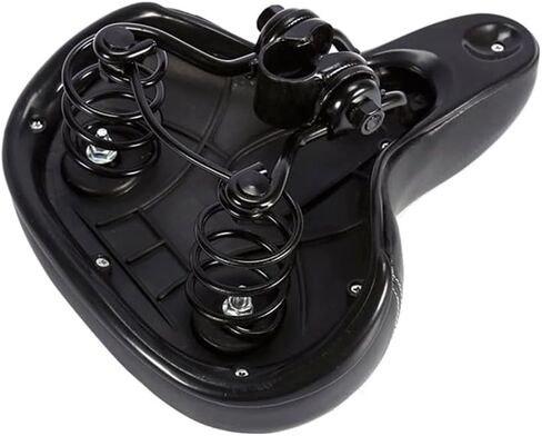 Bike Seat - Universal Bicycle Saddle with Memory Foam - Compatible with Peloton, Road, Mountain, and Exercise Bikes - Wide Replacement Seat for Men and Women in Saudi Arabia