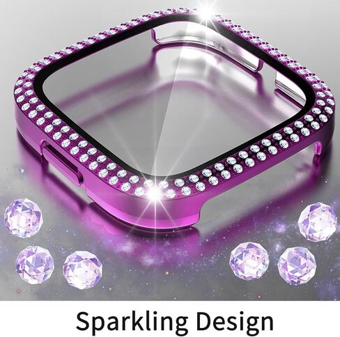 RICHONE [5 عبوات] متوافق مع جراب Fitbit Versa 2 بإطار من الكريستال الماسي وغطاء حماية كامل عالي الدقة مقاوم للخدش لملحقات الساعة الذكية Versa 2 (5 ألوان) in Kuwait