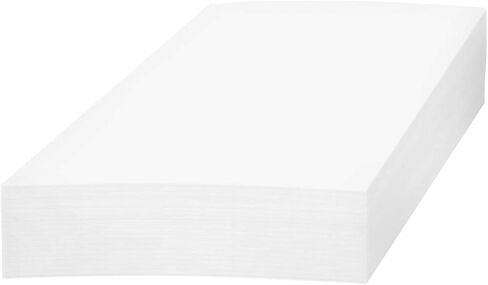 A5 Premium White Cardstock | For Copy, Printing, Writing | 5.83" x 8.27" inches (148 x 210 mm - Half of A4) | Full ream of 100 Sheets | 80lb in Saudi Arabia