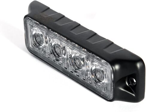 Ledqusa TIR 3 watt 4 LED Emergency Vehicle Grill Warning Light Head in Saudi Arabia