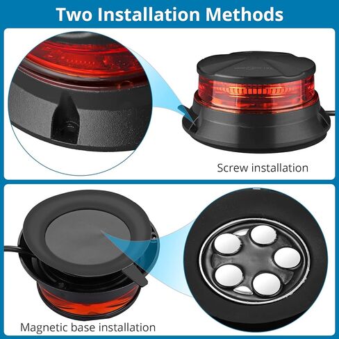 AUTOUTLET 48LEDs ستروب أضواء العنبر منارة ضوء تحذير السلامة ضوء وامض للشاحنات والجرارات والسيارات وعربات الغولف وUTV والحافلات، الخ in Kuwait