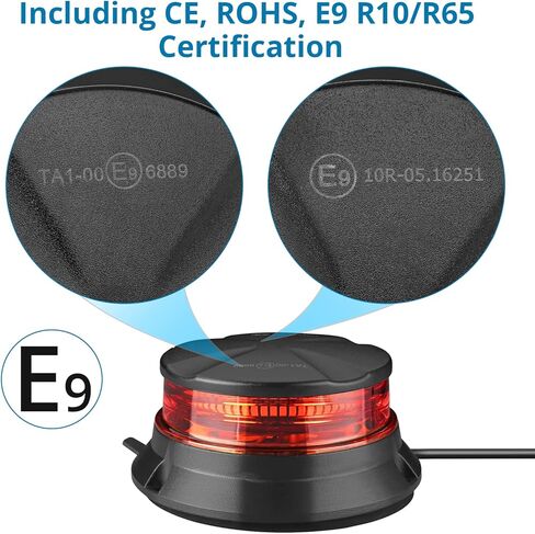 AUTOUTLET 48LEDs ستروب أضواء العنبر منارة ضوء تحذير السلامة ضوء وامض للشاحنات والجرارات والسيارات وعربات الغولف وUTV والحافلات، الخ in Kuwait