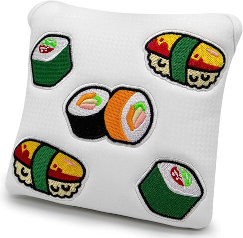 أغطية نادي الجولف الياباني السوشي - إكسسوار الجولف للرجال والنساء والأطفال ولاعبي الجولف - 3 خيارات لغطاء رأس سائق الجولف / غطاء رأس خشبي لممر الجولف / غطاء رأس نادي هجين in Kuwait