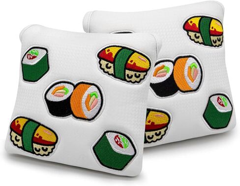 أغطية نادي الجولف الياباني السوشي - إكسسوار الجولف للرجال والنساء والأطفال ولاعبي الجولف - 3 خيارات لغطاء رأس سائق الجولف / غطاء رأس خشبي لممر الجولف / غطاء رأس نادي هجين in Kuwait