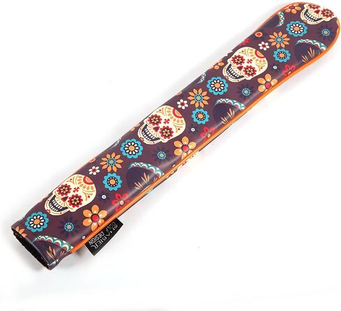 SHABIER PU Leather Waterproof Golf Alignment Stick Cover Club Protector Holds Sticks (Sugar Skull) in Saudi Arabia