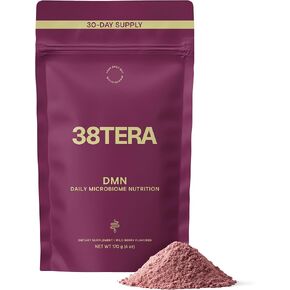 DMN (Daily Microbiome Nutrition), 6 Oz, Plant-Based Fiber Powder with 3 Different Prebiotics, Helps Digestive & Gut Health, Low FODMAP Supplement, Vegan, Wild Berry Flavor, 30 Servings in Saudi Arabia