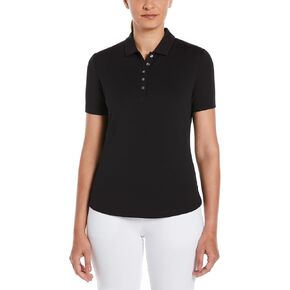 Perry Ellis Women's Classic Short Sleeve Golf Polo Shirt, Moisture-Wicking, Sun Protection, Enhanced Stretch, Breathable in Kuwait