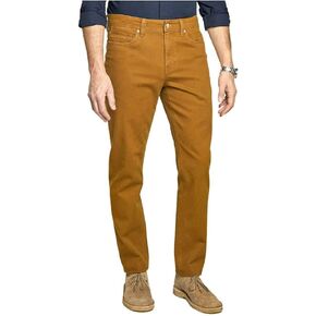 Weatherproof Mens Slim Straight Premium 5-Pocket Comfort Stretch Pants (38 x 30, Golden Tan) in Saudi Arabia