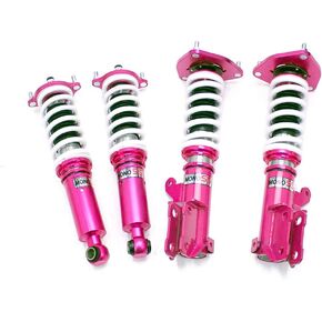 Godspeed MSS0460-B MonoSS Coil-overs Suspensions Kit for #Mitsubishi Galant (EA)1999-03, 16 Levels Damping, Ride Height Adjustable in Kuwait